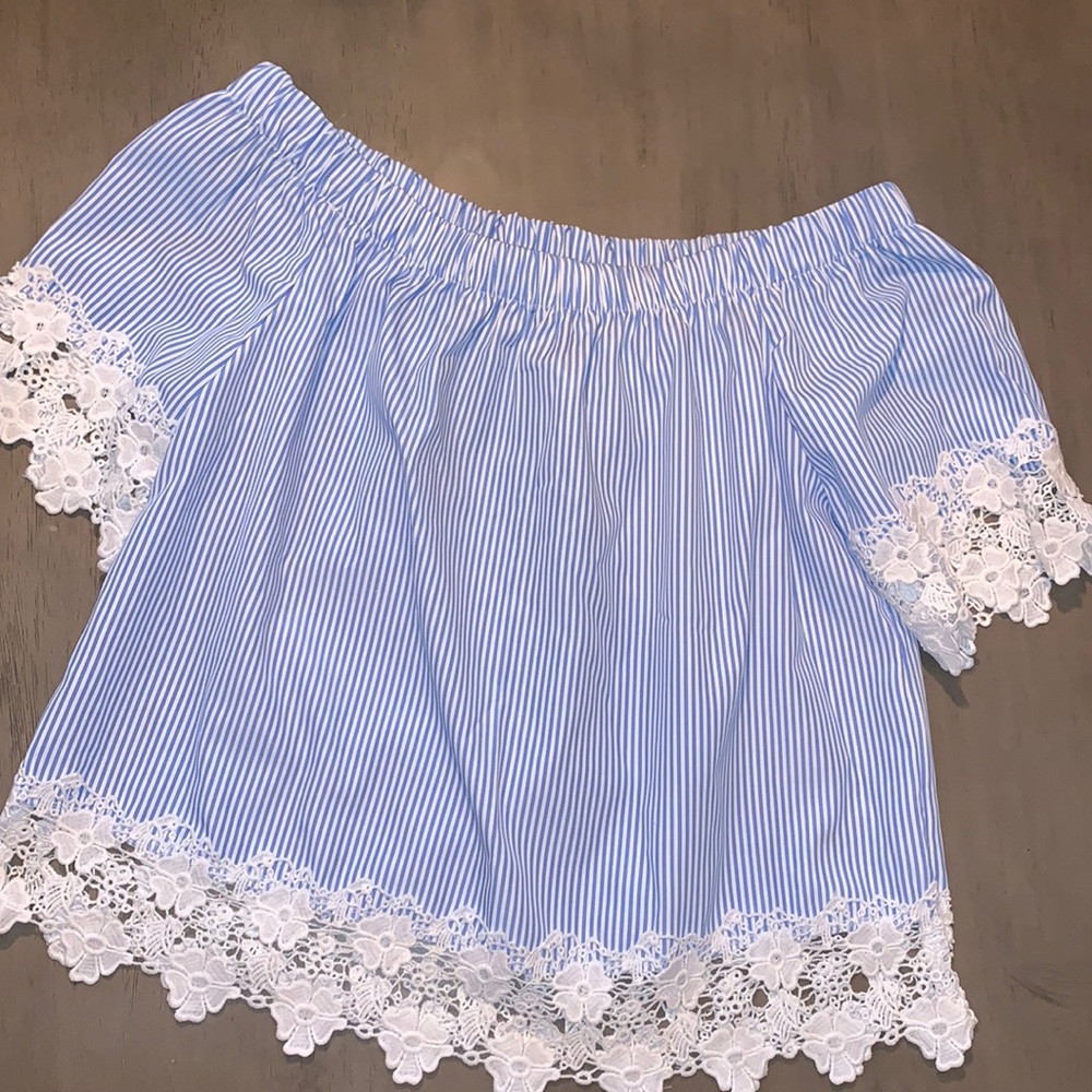 Off the shoulder blouse